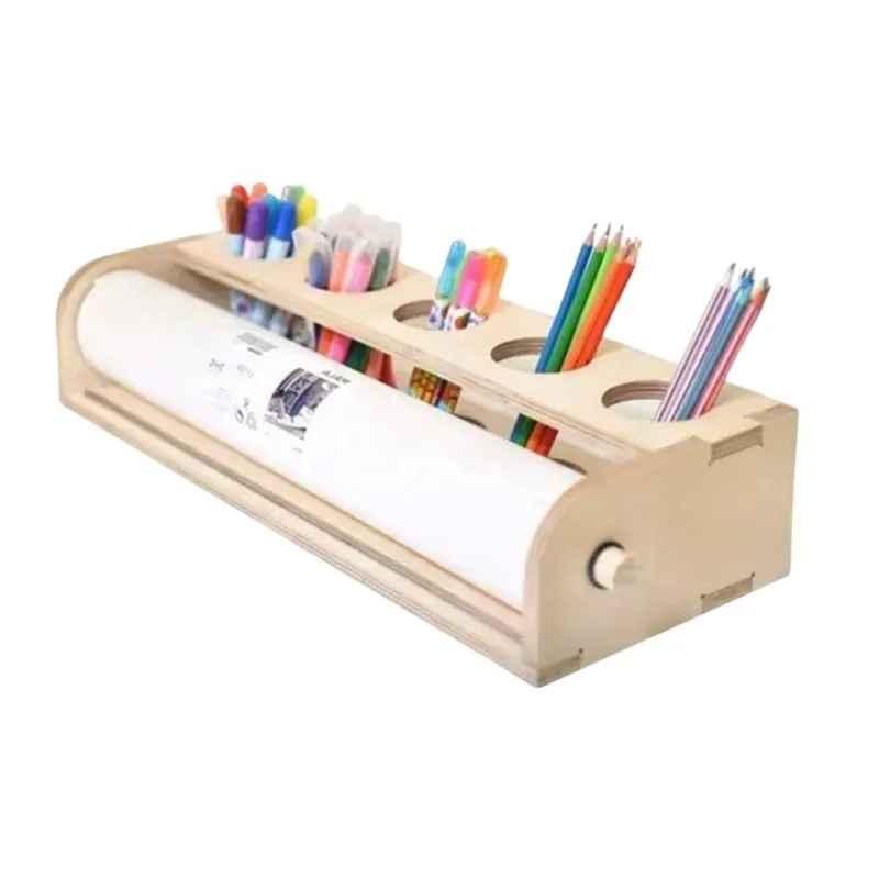 Massivholz-Scroll-Geländer für Kinder Mini kleiner hölzerner Laufband-Tisch Zeichentafel Kunstmalerei Regal Schreibtisch