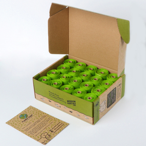 Bolsa Biodegradable de soporte para excrementos de perro, eco-bolsas de caca de perro con impresión y amellanado, Fragancia - Product Image 4