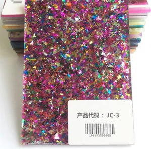 Gold Sliver Glitter Acrylic Sheet Colorful Sparkle Acrylic Sheet