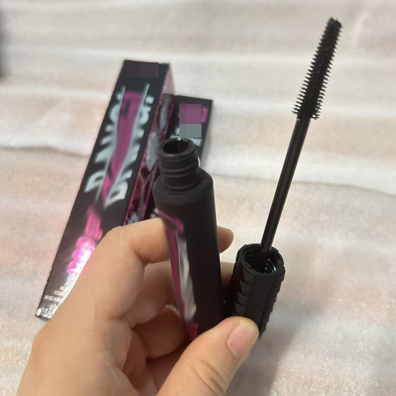 black mascara