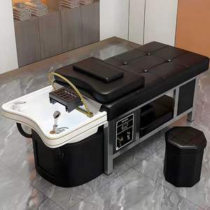 Lavabo de Cerámica de Acero Inoxidable para Terapia Capilar y Masaje Tailandés, Exclusivo para Salones de Belleza, Barberías y Peluquerías - Product Image 4