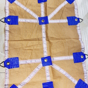 قماش الشراع المستطيلي الثقيل البيج HDPE الظل الشمس للفناء في الهواء الطلق حديقة حمام سباحة تقنية المنسوجة لفة تعبئتها - Product Image 1