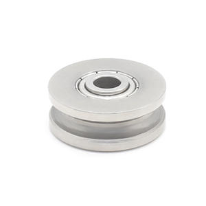 Support de câble en acier inoxydable en forme de U, tout en métal, avec roulement à billes à gorge profonde non standard S605ZZ 5*22*9mm - Product Image 5