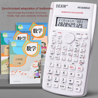 Calculatrice multifonctionnelle DEXIN KK-82MS, calculatrice portable pour les examens, fonctions vectorielles, calculatrices de test, 12 chiffres