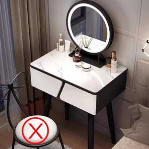 Tocador moderno para dormitorio, armario de almacenamiento minimalista, tocador de una pieza, pequeño hogar, <span class=keywords><strong>Netflix</strong></span>, tocador de estilo de líneas simples - Product Image 2