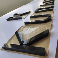 Vente en gros d'usine Lettres et chiffres en plastique 3D Lettres en PVC personnalisées pour mur