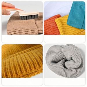 Bonnets d'hiver unisexes personnalisés avec logo d'usine, échantillon rapide, 100% acrylique, bonnets tricotés, bonnets jacquard - Product Image 4