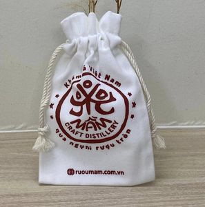 Durable Cotton Canvas <b>Drawstring</b> Bag with Custom Logo Printing Reusable Eco Sack for Packaging Gift Promotion and Retail Supply - Product Image 1