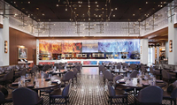 Mobilier commercial sur mesure pour l'hôtellerie, ensemble de salle à manger moderne pour hôtel, banquette et chaises de restaurant