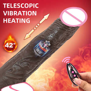 シリコン製ペニス型女性用玩具 女性用マスターベーター 大人のおもちゃ 伸縮性のある加熱機能付きGスポットバイブレーター 女性用セックストイボックス - Product Image 3