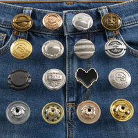 Boutons personnalisés gravés avec logo, en alliage de zinc, laiton, métal, 12mm-20mm, rivets en strass dorés, boutons pour jeans en denim, pour vêtements, Baju Melayu