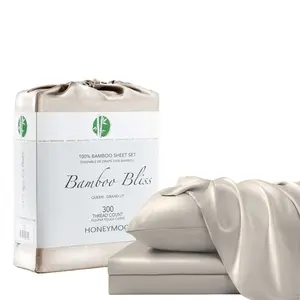 2023 High-quality Bamboo Bed Sheets Sheet Set 100% Bamboo Sheets For Bed Hotel