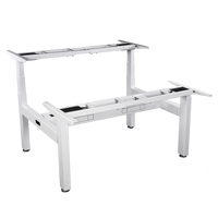 Bureau assis-debout électrique moderne avec quatre moteurs et hauteur réglable, cadre de bureau pour la maison et le bureau