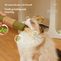 Natürliche Katzen-Kausticks aus Matatabi und Silvervine, Zahnreinigungsspielzeug, Umweltfreundlicher Raffia-Selbstunterhaltungs-Kaustick