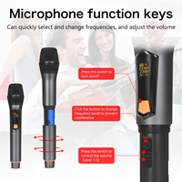 Offre Spéciale professionnel léger Portable 3.5mm UHF Microphone sans fil antibruit en métal portable pour les performances en direct