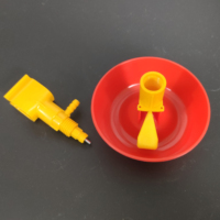 Abreuvoir automatique miniature avec adaptateur en plastique pour volailles, équipement d'abreuvement pour poussins