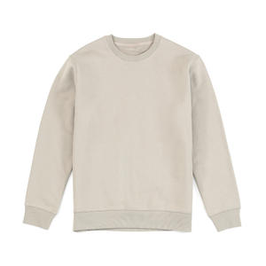 Unisex 320GSM Heavyweight Crewneck sudadera 100% algodón de gran tamaño XL pulóver con relajado largo suelto Casual Fit para otoño - Product Image 6