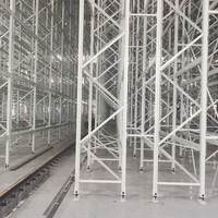 Système de rayonnage à poutres en acier avec grillage sismique renforcé, capacité de charge de 2000 kg, 5 niveaux, pour entrepôt de stockage intensif