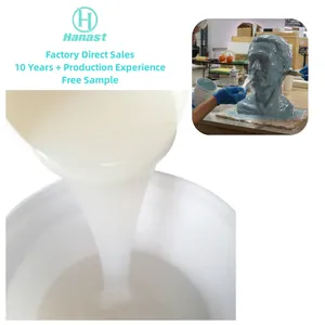 Hanast Mold Silica Gel,Rubber for Cement Decorations, Silicone Rubber for Resin Handcrafts