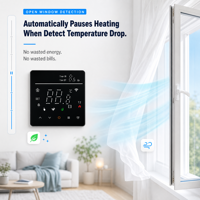 Termostat Pemanas Lantai HEDEMAN, Termostat Ruangan Pintar yang Dapat Diprogram untuk Sistem Kontrol Pemanas Air Boiler dan Radiant
