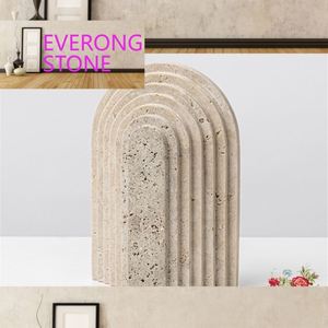 <span class=keywords><strong>Arco</strong></span> in <span class=keywords><strong>pietra</strong></span> di travertino naturale Design per la casa decorazione in marmo <span class=keywords><strong>pietra</strong></span> opera d'arte - Product Image 2