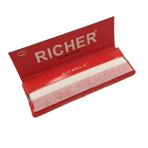 กระดาษมวนบุหรี่ริชเชอร์ ขนาดเดียว แพ็คสีแดง ผลิตในจีน - Product Image 3