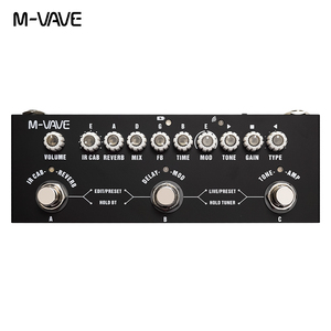 Combined <strong>Effects</strong> Pedal for Acoustic Guitar Built in 9 Kinds of IR Reverb Delay Chorus <strong>Effect</strong> Pedal - Product Image 1