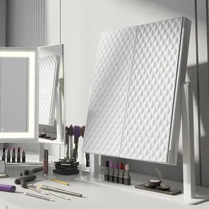 라이트 메이크업 2019 새로운 모델 Led 라이트 메이크업 거울과 Trifold 스마트 허영 거울