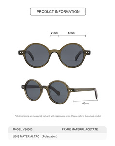Lunettes de soleil de haute qualité, personnalisables avec logo, photochromiques, pour hommes et femmes, en acétate. - Product Image 2