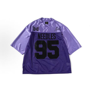 Maillot de sport tendance personnalisable avec logo, vêtements de sport en maille brodée, maillot papillon, t-shirt décontracté à manches courtes - Product Image 4