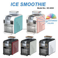 Machine à smoothies et granités domestique 150W, préparation rapide en 1 minute, avec bouteille en plastique de 1,5L, compatible avec les boissons à base de vin et de jus