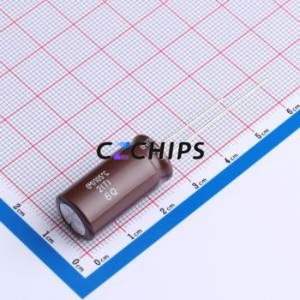 Condensateur électrolytique en aluminium à montage traversant EKYB500ELL681MK25S, montage traversant, D12.5xL25mm 680uF 20% 50V 1.26A-120Hz - Product Image 2