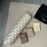 Rouleau de massage musculaire haute densité pour la relaxation, en mousse camouflage, avec logo personnalisé, rouleau creux en mousse EVA pour le yoga et le dos