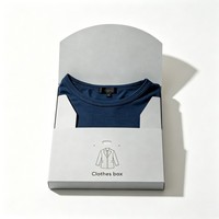 Boîte d'emballage en papier kraft personnalisée de haute qualité pour t-shirts, vêtements et chaussettes, en fourrure avec papier couché en matériau recyclé