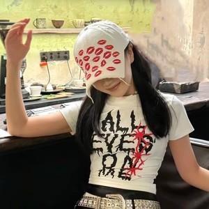 Casquette de baseball unisexe nouvelle arrivée Y2K avec broderie sur les lèvres, casquette de camionneur vintage américaine pour femmes, casquette de marque streetwear tendance pour hommes - Product Image 2