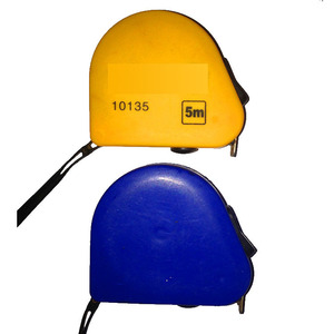 Meteran Gulung 5m Baja Murah Tahan Lama ABS Baja Karbon Kuning Logo OEM Meteran Kertas 1.5m Pengukur Meter De 5m - Product Image 2