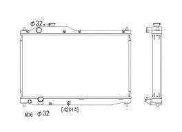 ホンダ S2000 AP1 AP2 MT用 2列 レーシング アルミニウムラジエーター - Product Image 4