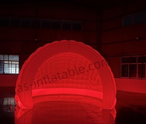 Tienda Domo inflable <span class=keywords><strong>blanca</strong></span> con luces para alquiler <span class=keywords><strong>de</strong></span> fiestas al aire libre - Product Image 2