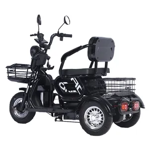 Triciclos eléctricos al por mayor, bicicleta de carga, triciclo eléctrico pequeño de 3 ruedas para pasajeros