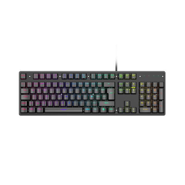 Best Seller RGB Backlit Full Size 104 Keys Blue Switches RGB Mechanical Gaming Keyboard
