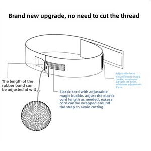 Boxing Dummy Reflex <strong>Ball</strong> <strong>Head</strong>-mounted PU Material 360-degree Elastic Connection Universal Improves Hand-eye Coordination Rhythm - Product Image 4