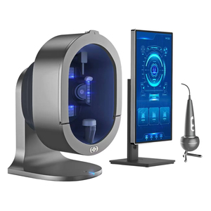 2025 Kes nuevo analizador Facial <span class=keywords><strong>5D</strong></span> portátil Al Skin <span class=keywords><strong>Scanner</strong></span> Magic Mirror Prueba de humedad para salón EU US JP Plugs - Product Image 1