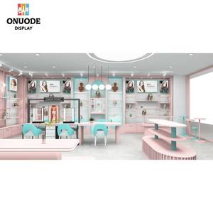 Custom Wig Store Interior Design <b>Wall</b> <b>Display</b> <b>Cabinets</b> and Salon Furniture for Hair Boutique - Product Image 4