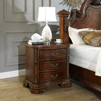 Cadre de lit en bois massif américain, taille king, avec design vintage en bois dur pour chambre à coucher, taille personnalisée disponible