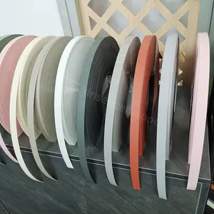 Fabriek Diretc Verkoop Effen Kleur En Hout Kleur Pvc Rand Banding Tape Aangepaste Pvc Rand Banding Goedkope Prijs Voor Buitenlandse Markt