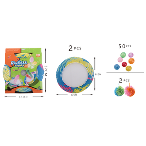 Mini Disc Set with Rubber Ball - Outdoor Bouncy <strong>Disk</strong> <strong>Game</strong> for Lawn &amp; Pool - <strong>Throw</strong>, Toss &amp; Catch - Kids &amp; Adults - Product Image 3