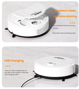 <span class=keywords><strong>Robot</strong></span> <span class=keywords><strong>Aspirapolvere</strong></span> Intelligente con Ricarica USB, Pulizia Automatica Umida e Secca, <span class=keywords><strong>Aspirapolvere</strong></span> <span class=keywords><strong>Robot</strong></span> Domestico in Plastica - Product Image 4