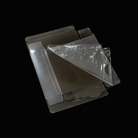 Boîte d'emballage ronde transparente jetable en PET recyclable avec une épaisseur de 0,35 mm pour gâteau