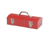 Boîte à outils en métal robuste et imperméable, coffret de rangement portable en fer pour atelier, chantier et usage domestique