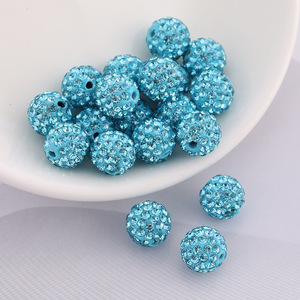 <span class=keywords><strong>Perles</strong></span> d'espacement rondes <span class=keywords><strong>en</strong></span> argile multicolores de 10 mm avec strass et cristaux pour la fabrication de colliers et bijoux DIY - Vente <span class=keywords><strong>en</strong></span> <span class=keywords><strong>gros</strong></span> - Product Image 3